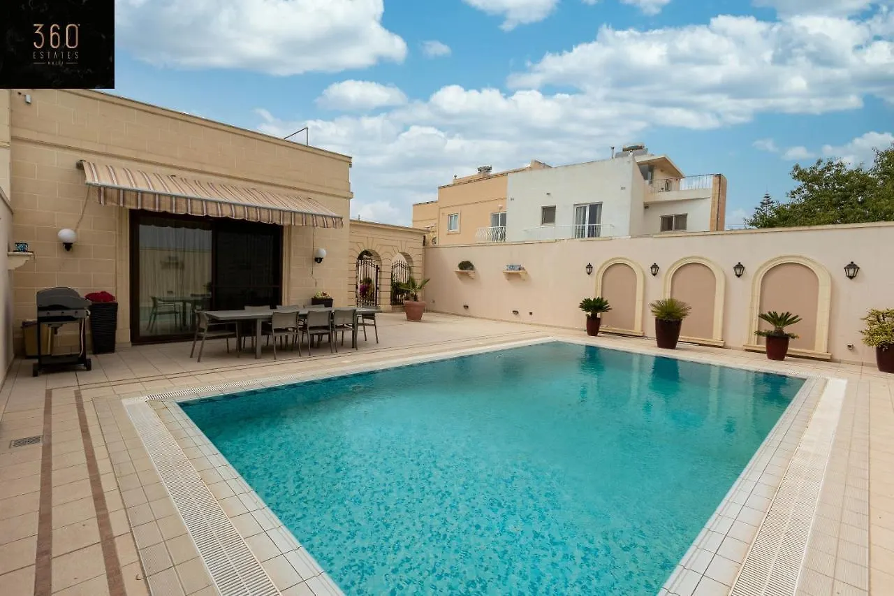 Lux Villa With Amazing Bbq, Pool Area & Wifi By 360 Estates Is-Swieqi Apartment