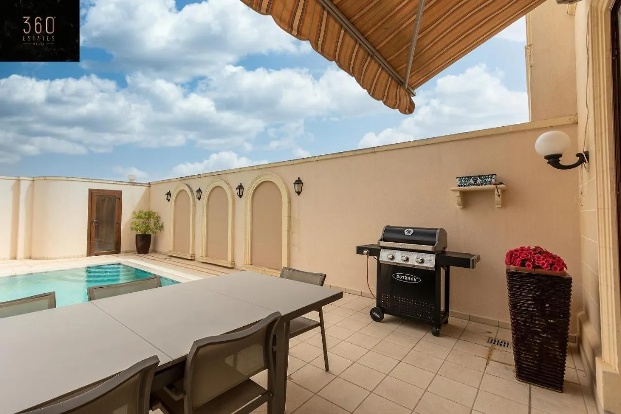 דירה Is-Swieqi Lux Villa With Amazing Bbq, Pool Area & Wifi By 360 Estates